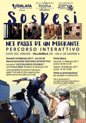 SOSPESI - Percorso interattivo - NEI PASSI DI UN MIGRANTE